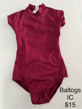 Baltogs Burgundy Dance Leotard - IC